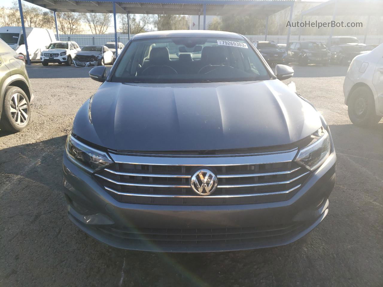 2019 Volkswagen Jetta Sel Premium Серый vin: 3VWG57BU3KM026114