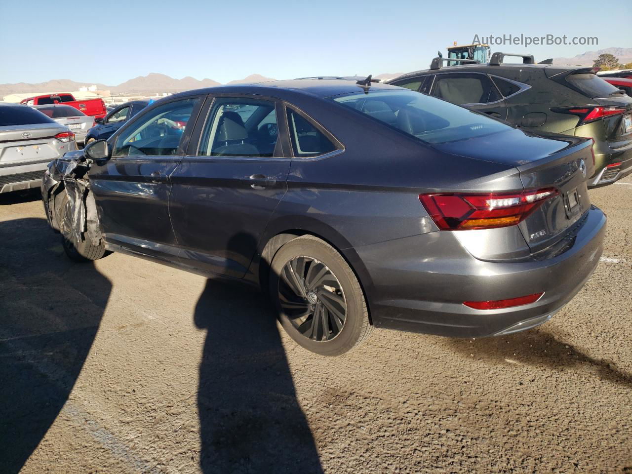 2019 Volkswagen Jetta Sel Premium Серый vin: 3VWG57BU3KM026114