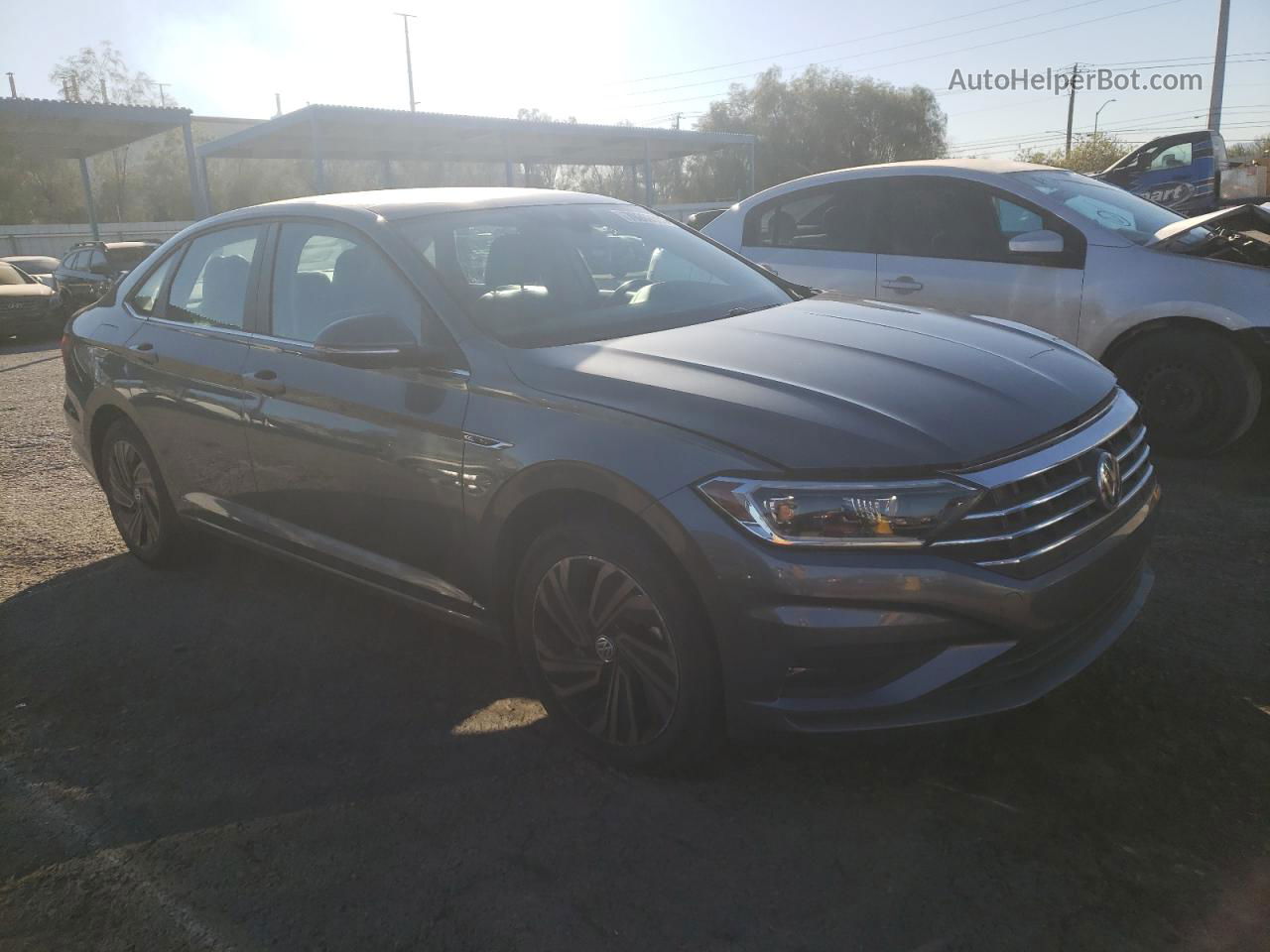 2019 Volkswagen Jetta Sel Premium Серый vin: 3VWG57BU3KM026114