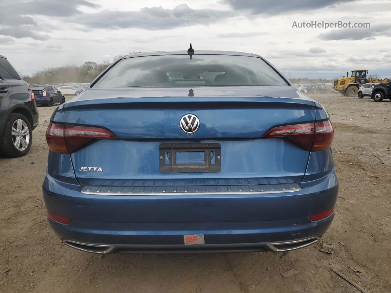 2019 Volkswagen Jetta Sel Premium Blue vin: 3VWG57BU3KM184811