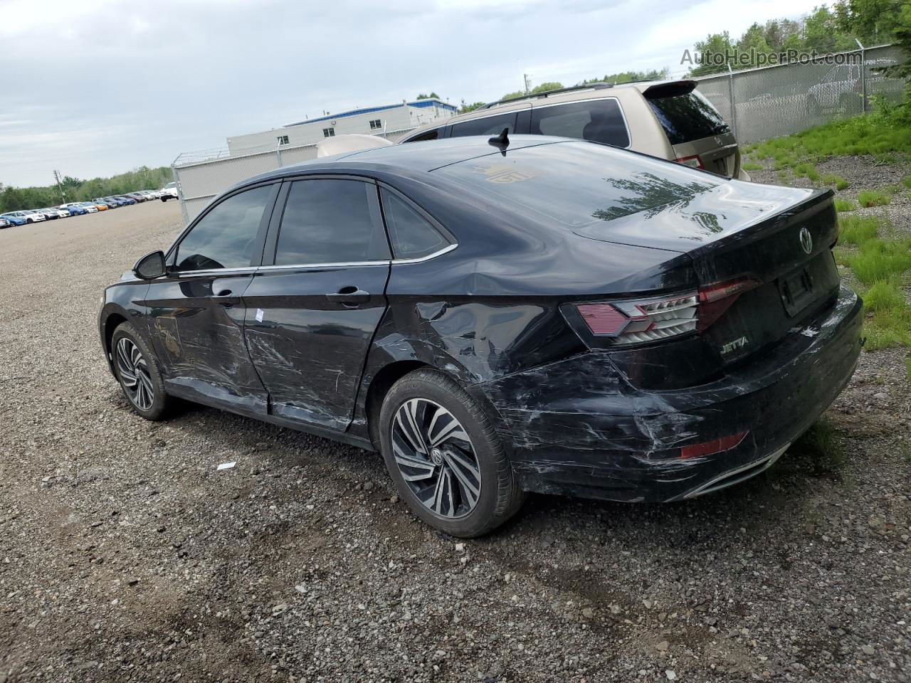 2019 Volkswagen Jetta Sel Premium Black vin: 3VWG57BU6KM005743