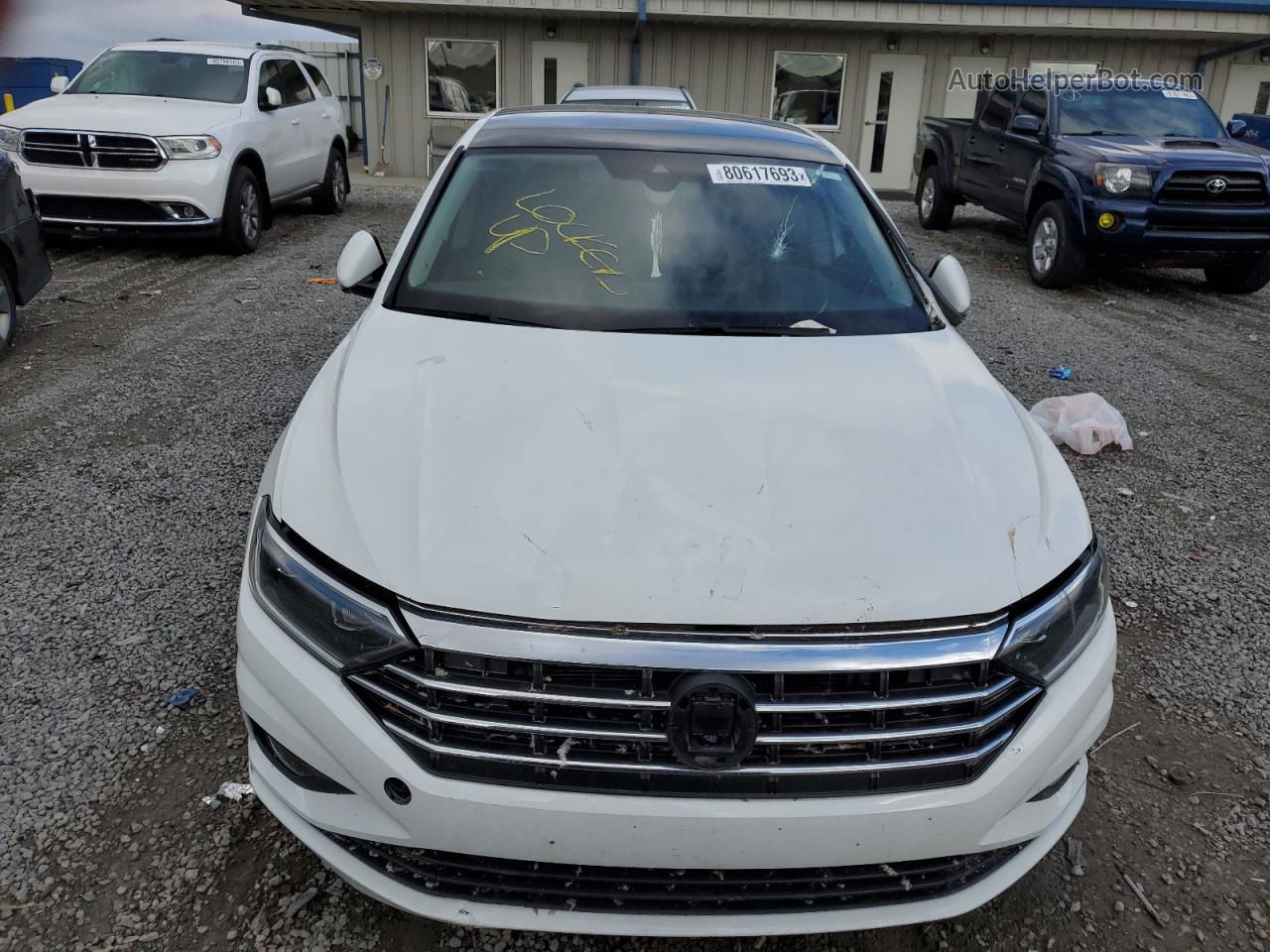 2019 Volkswagen Jetta Sel Premium White vin: 3VWG57BU8KM179152