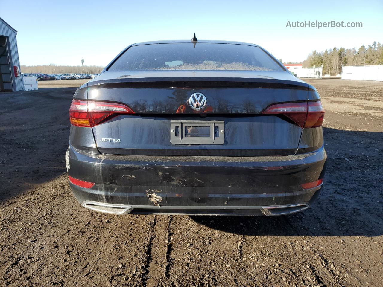 2019 Volkswagen Jetta Sel Premium Black vin: 3VWG57BU8KM186196