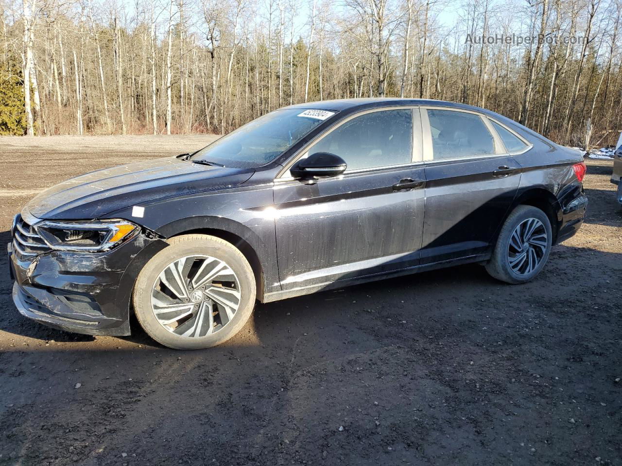 2019 Volkswagen Jetta Sel Premium Black vin: 3VWG57BU8KM186196