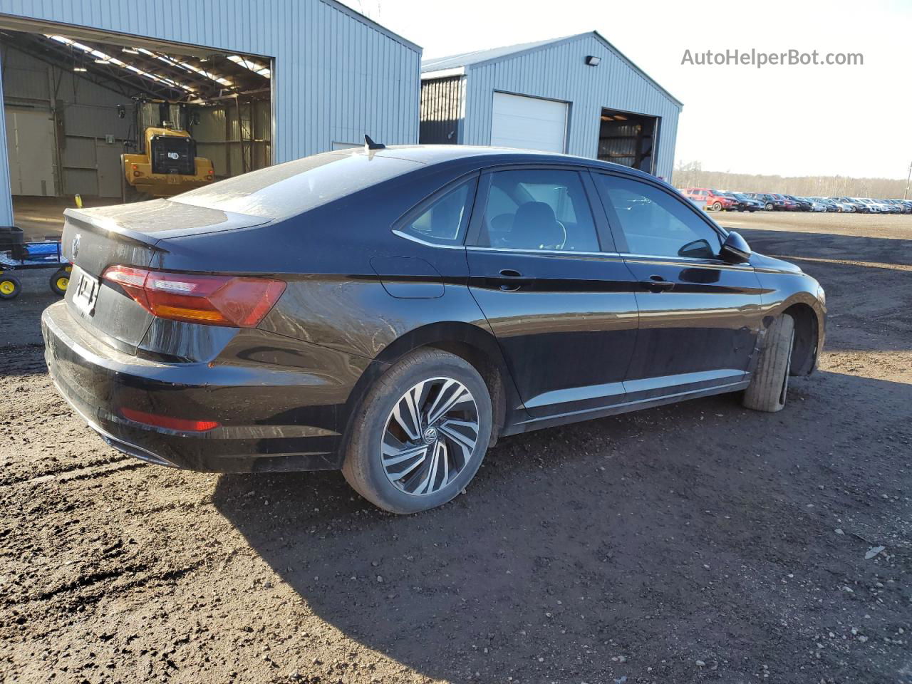 2019 Volkswagen Jetta Sel Premium Черный vin: 3VWG57BU8KM186196