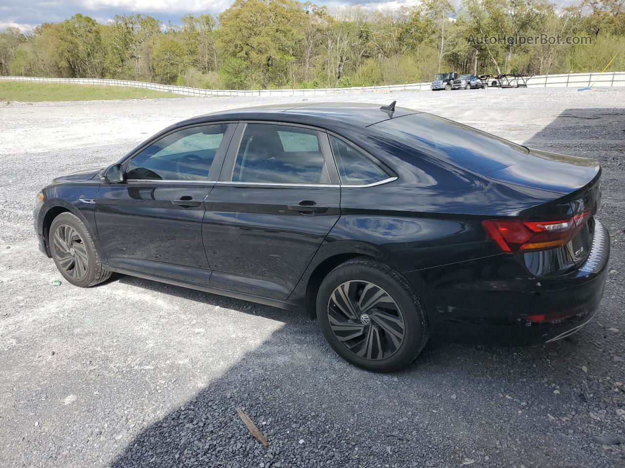 2019 Volkswagen Jetta Sel Premium Black vin: 3VWGB7BU6KM201349