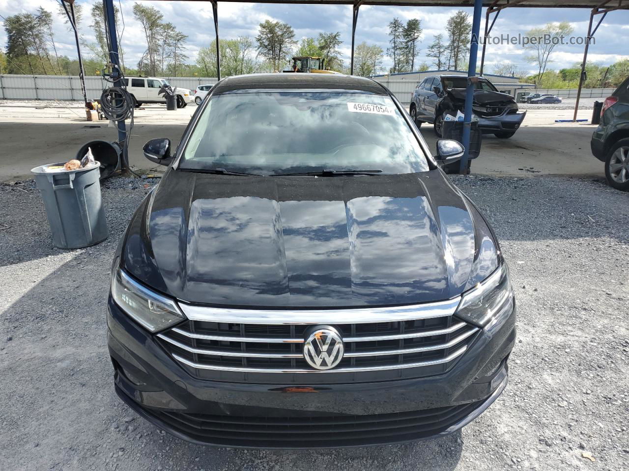 2019 Volkswagen Jetta Sel Premium Black vin: 3VWGB7BU6KM201349