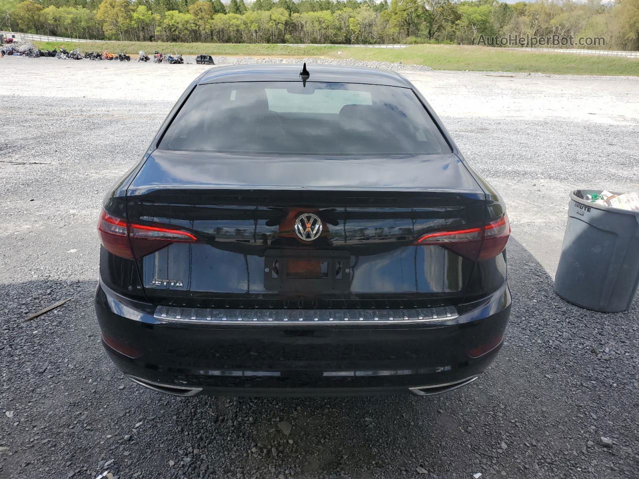 2019 Volkswagen Jetta Sel Premium Black vin: 3VWGB7BU6KM201349