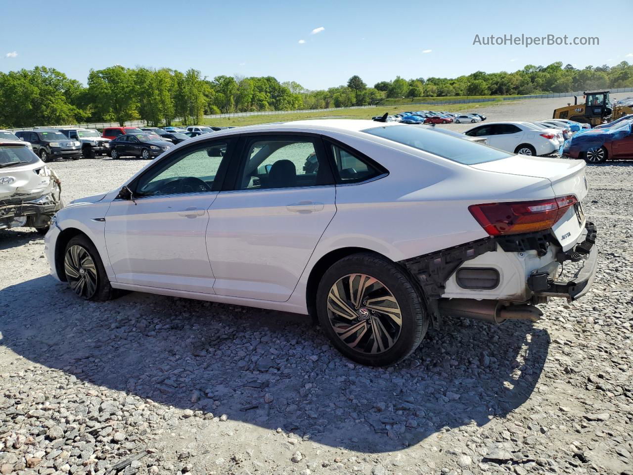 2019 Volkswagen Jetta Sel Premium White vin: 3VWGB7BU9KM211521