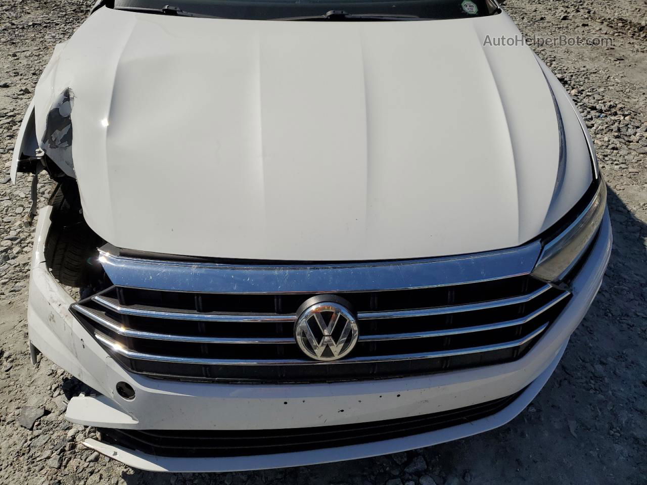 2019 Volkswagen Jetta Sel Premium White vin: 3VWGB7BU9KM211521