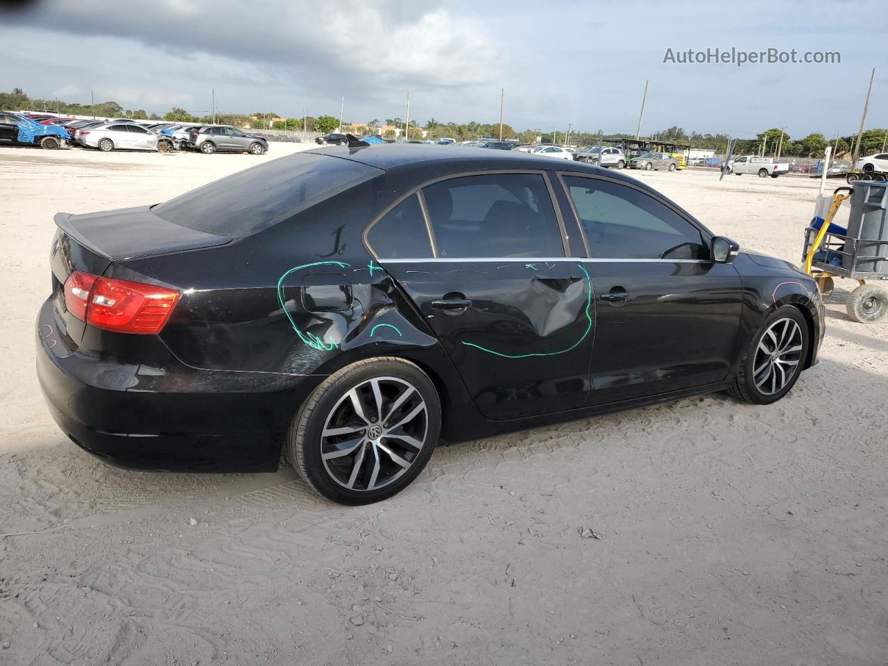 2011 Volkswagen Jetta Sel Black vin: 3VWGZ7AJ0BM317990