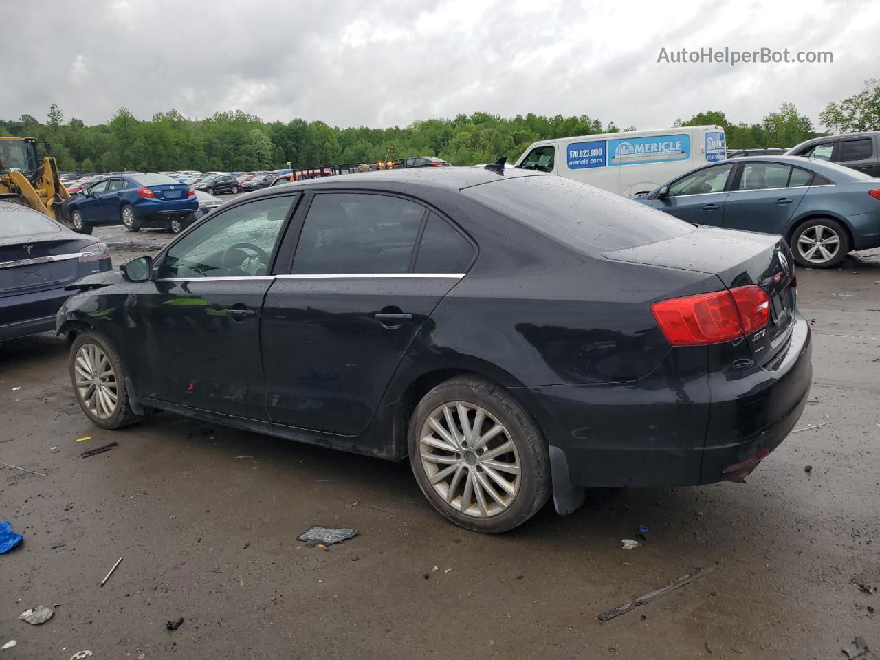 2011 Volkswagen Jetta Sel Black vin: 3VWGZ7AJ9BM395068