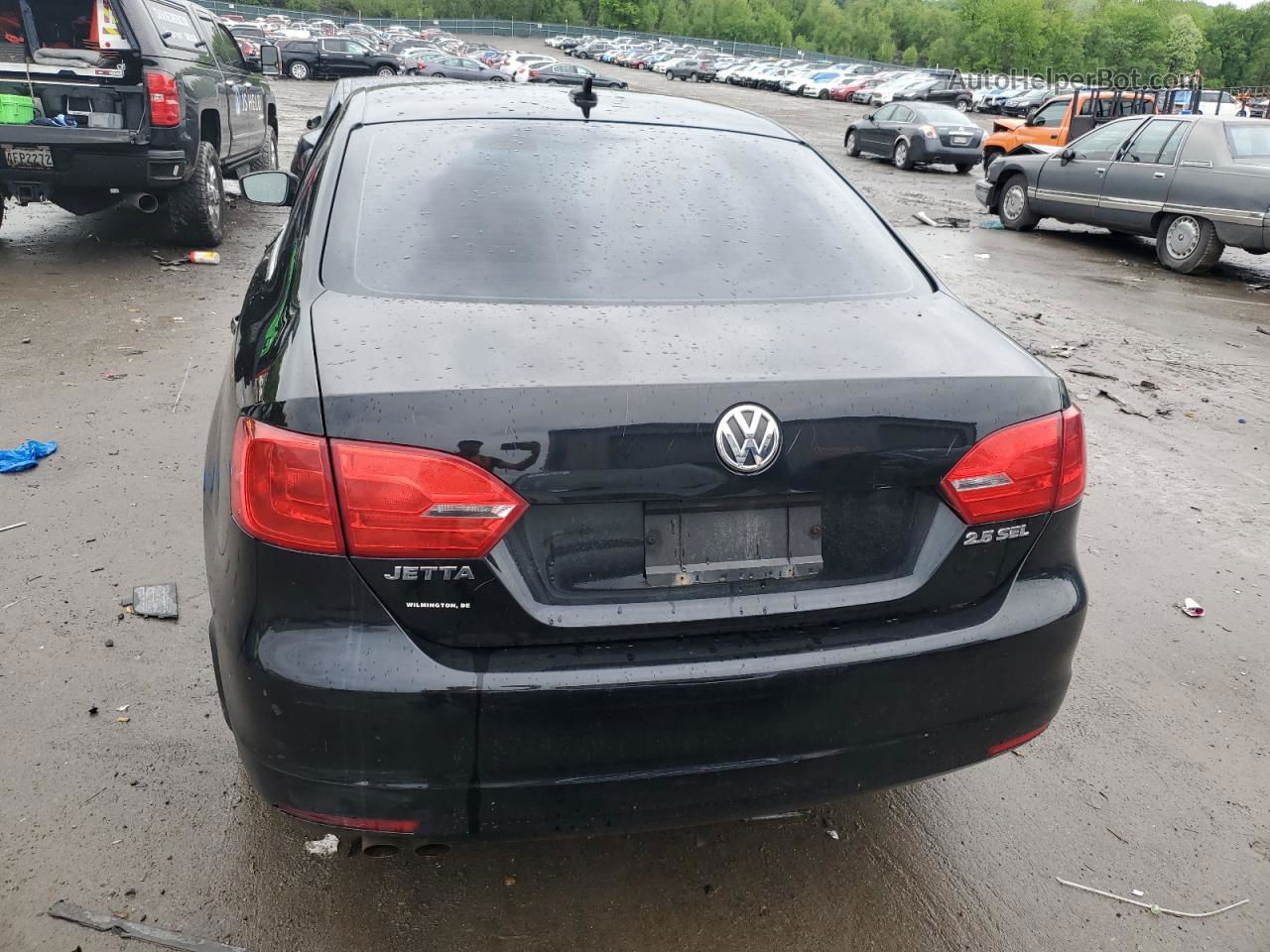 2011 Volkswagen Jetta Sel Черный vin: 3VWGZ7AJ9BM395068