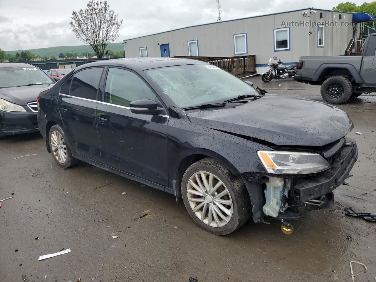 2011 Volkswagen Jetta Sel Black vin: 3VWGZ7AJ9BM395068