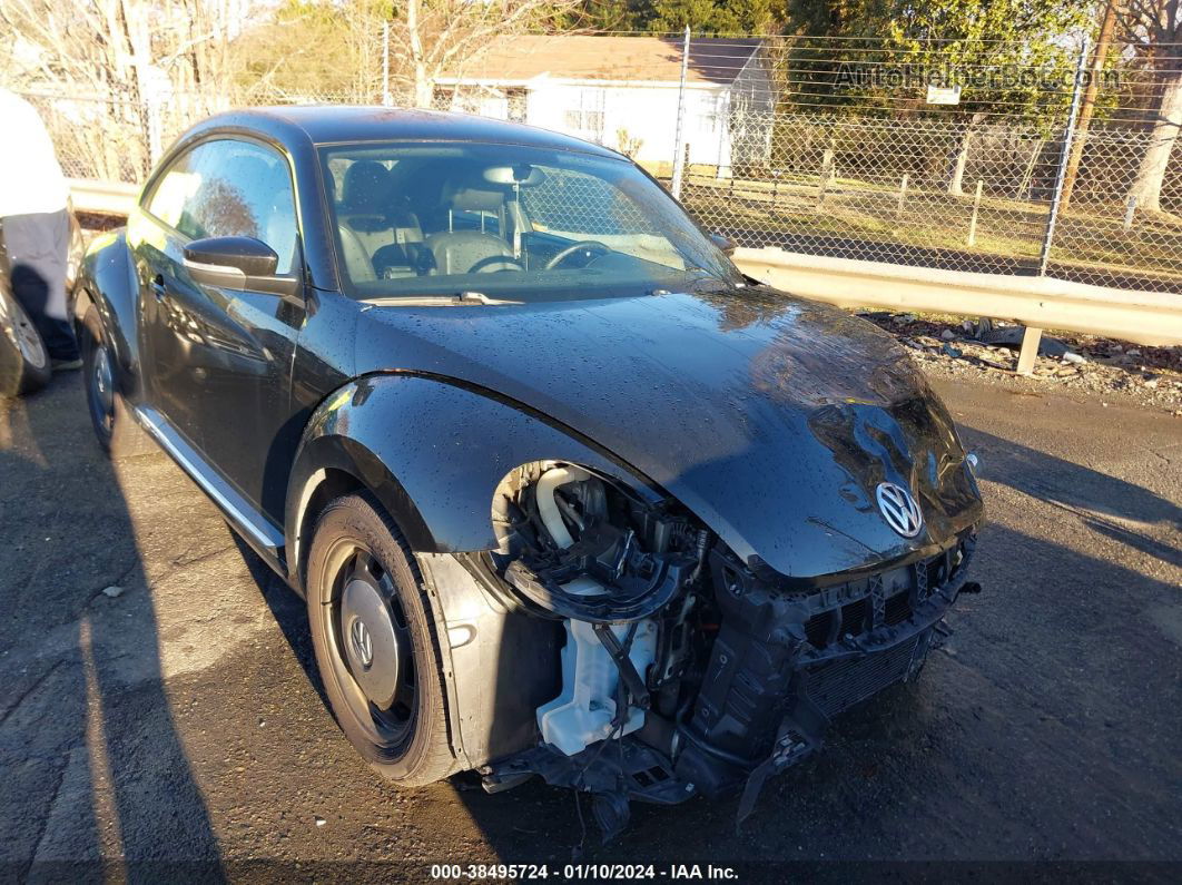 2014 Volkswagen Beetle 1.8t Black vin: 3VWH17AT0EM639840