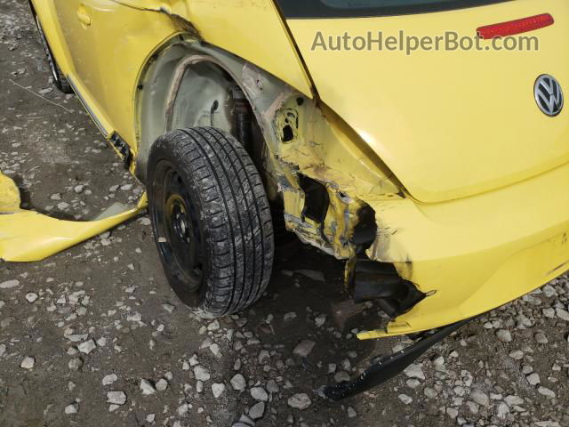 2014 Volkswagen Beetle Turbo Yellow vin: 3VWH17AT4EM664806