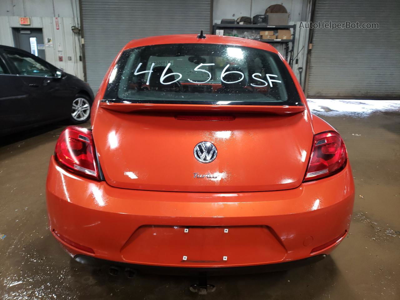 2016 Volkswagen Beetle Se Orange vin: 3VWH17AT5GM616086