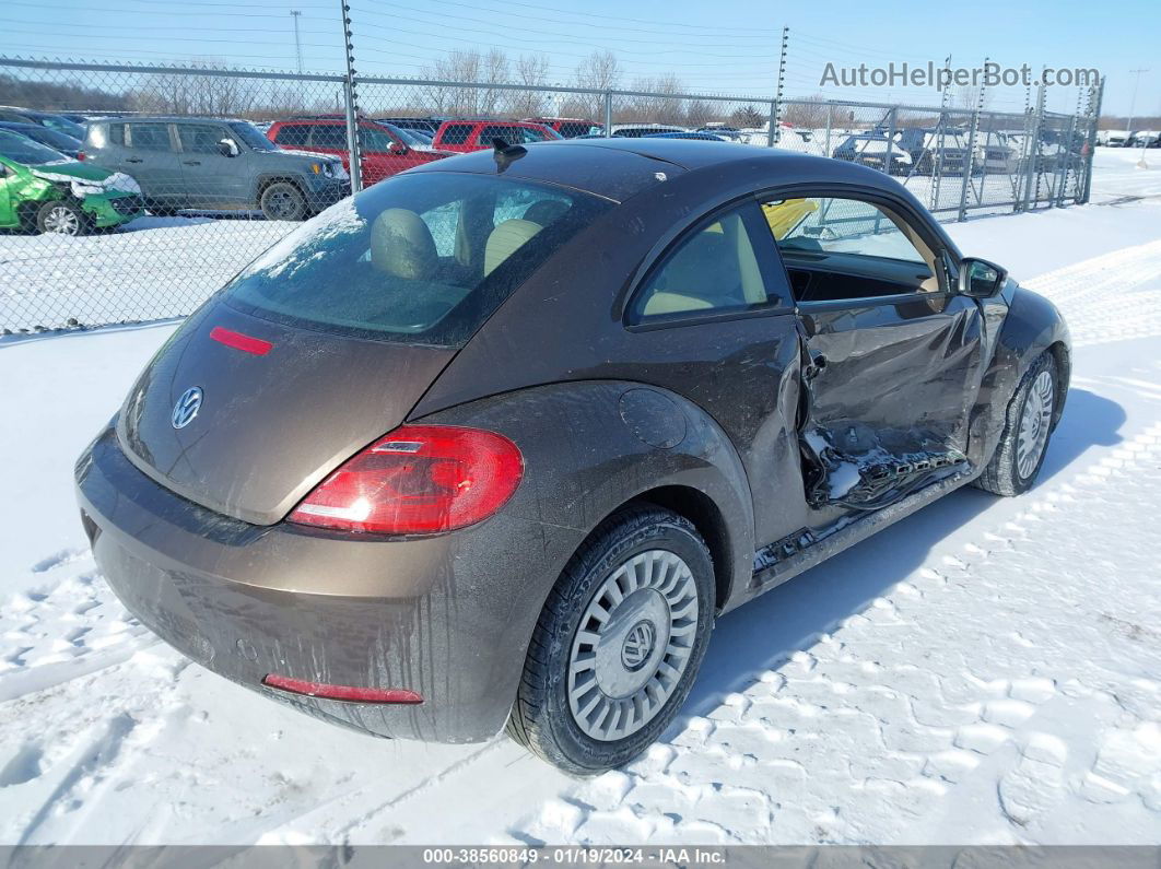 2014 Volkswagen Beetle 1.8t Бежевый vin: 3VWH17AT8EM661925