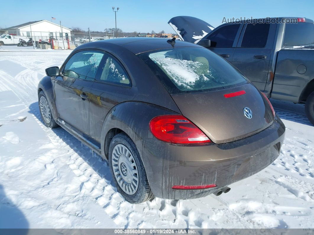 2014 Volkswagen Beetle 1.8t Beige vin: 3VWH17AT8EM661925