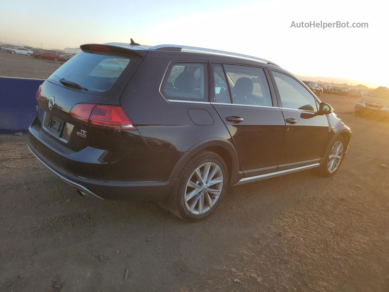 2017 Volkswagen Golf Alltrack S Black vin: 3VWH17AU0HM517993