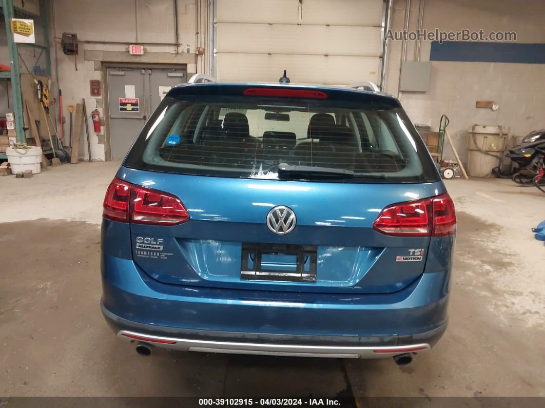 2017 Volkswagen Golf Alltrack Tsi S/tsi Se/tsi Sel Blue vin: 3VWH17AU0HM530128