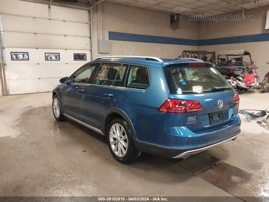 2017 Volkswagen Golf Alltrack Tsi S/tsi Se/tsi Sel Blue vin: 3VWH17AU0HM530128