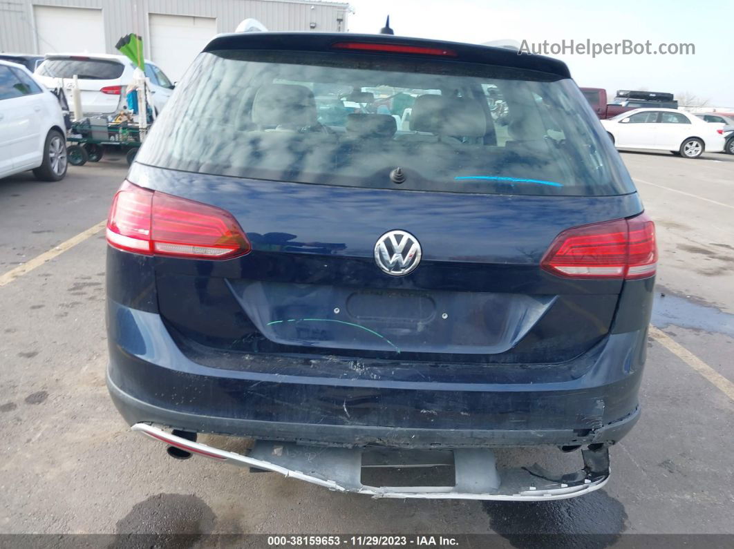 2019 Volkswagen Golf Alltrack Tsi S/tsi Se/tsi Sel Синий vin: 3VWH17AU0KM510856