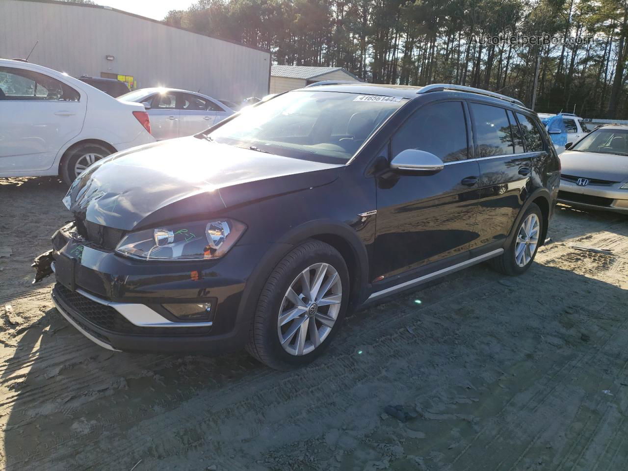 2017 Volkswagen Golf Alltrack S Black vin: 3VWH17AU1HM508980