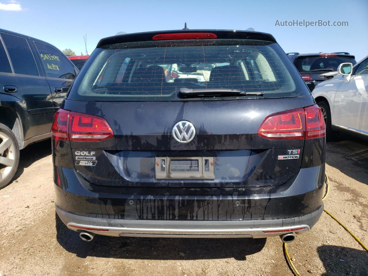 2017 Volkswagen Golf Alltrack S Black vin: 3VWH17AU1HM520417