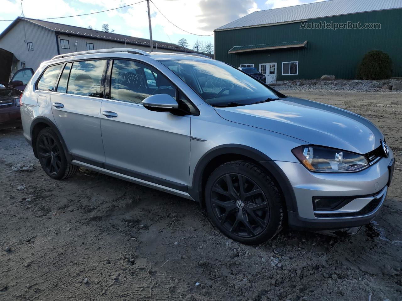 2017 Volkswagen Golf Alltrack S Silver vin: 3VWH17AU1HM520918