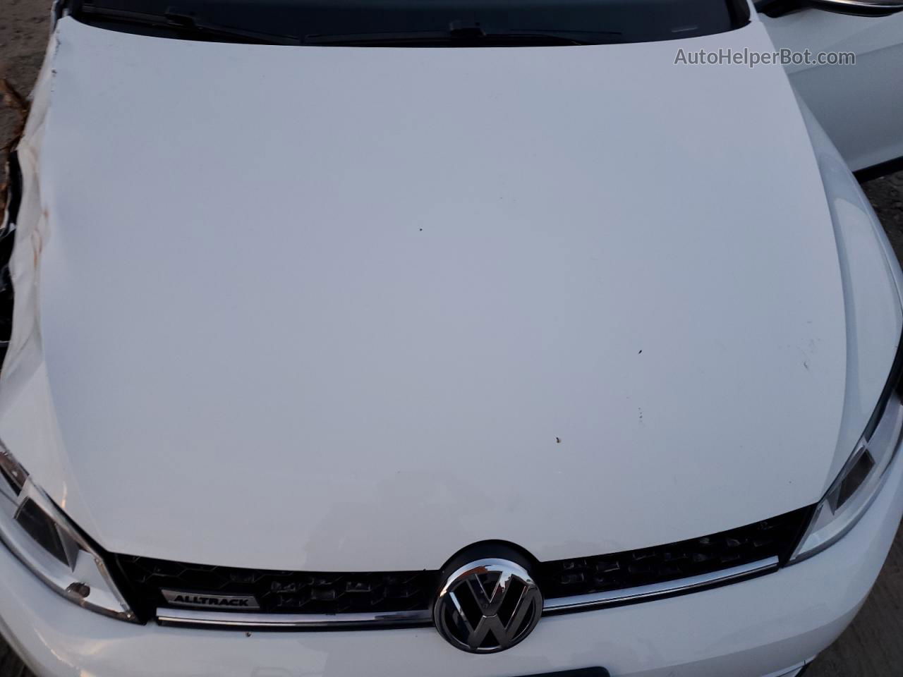 2017 Volkswagen Golf Alltrack S White vin: 3VWH17AU1HM529070