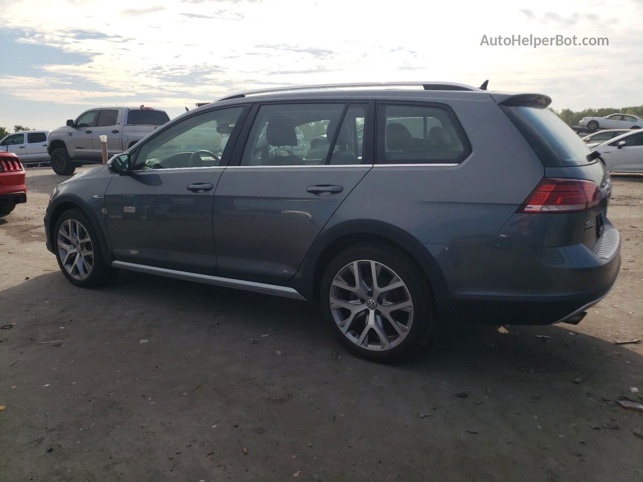 2019 Volkswagen Golf Alltrack S Gray vin: 3VWH17AU1KM505200