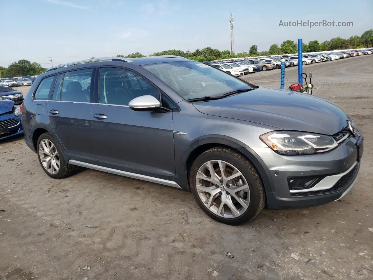 2019 Volkswagen Golf Alltrack S Серый vin: 3VWH17AU1KM505200