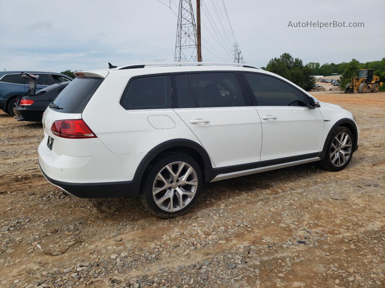 2017 Volkswagen Golf Alltrack S White vin: 3VWH17AU2HM504873