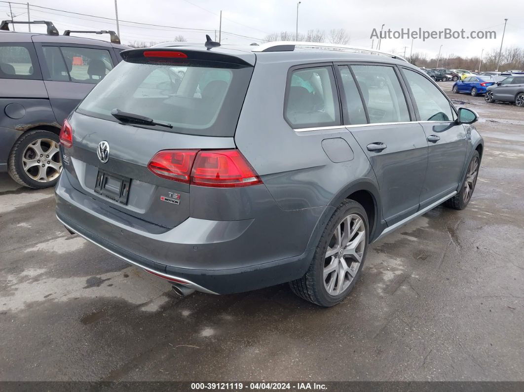 2017 Volkswagen Golf Alltrack Tsi Sel Серый vin: 3VWH17AU2HM507403