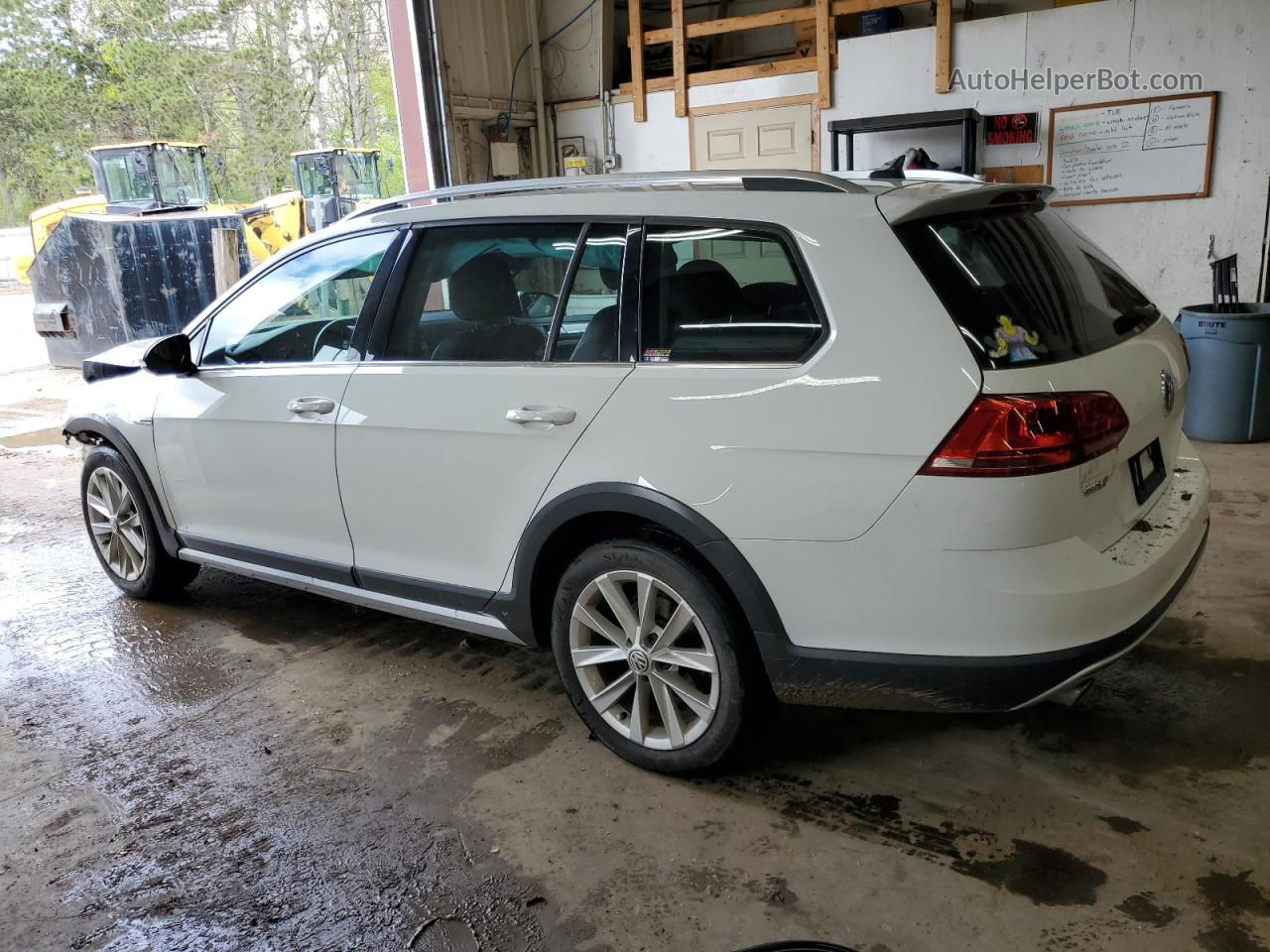 2017 Volkswagen Golf Alltrack S White vin: 3VWH17AU2HM509068