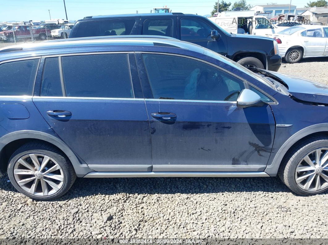 2017 Volkswagen Golf Alltrack Tsi S/tsi Se/tsi Sel Dark Blue vin: 3VWH17AU2HM509863