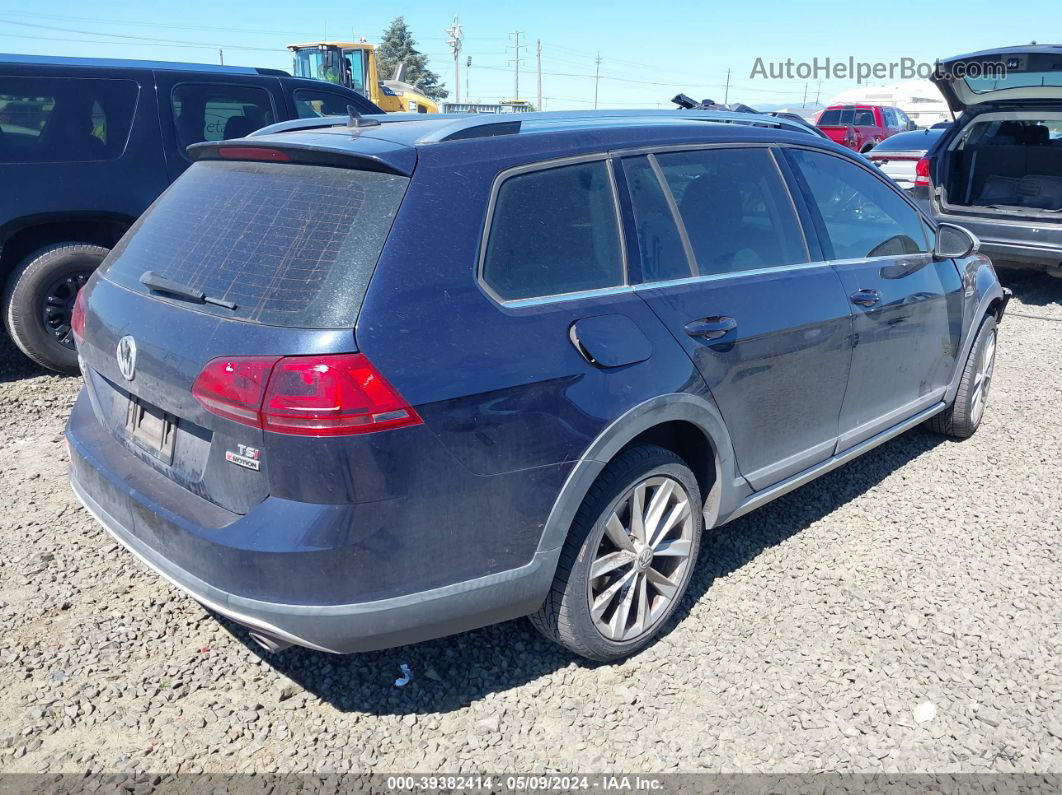 2017 Volkswagen Golf Alltrack Tsi S/tsi Se/tsi Sel Dark Blue vin: 3VWH17AU2HM509863