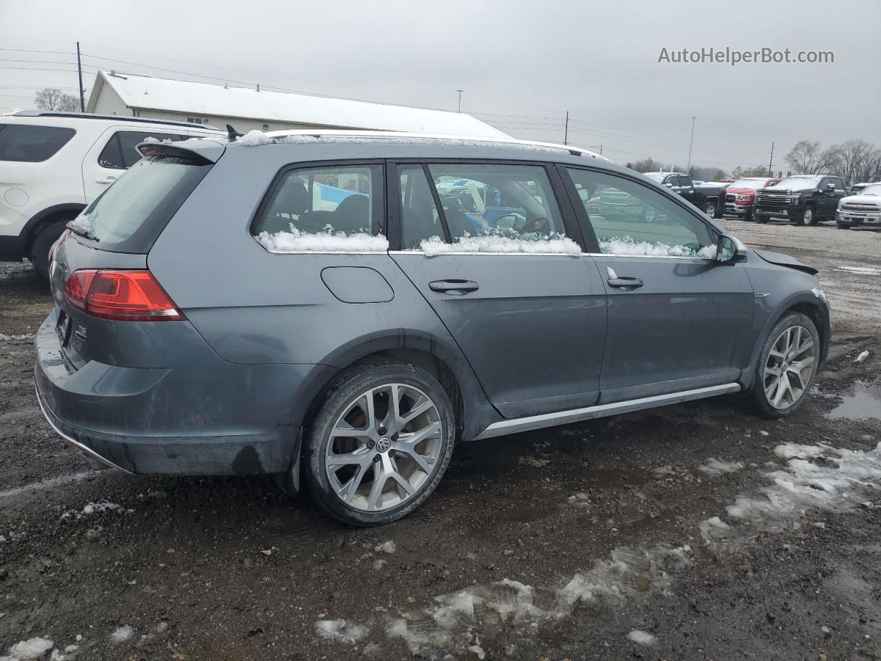 2017 Volkswagen Golf Alltrack S Серый vin: 3VWH17AU2HM514092