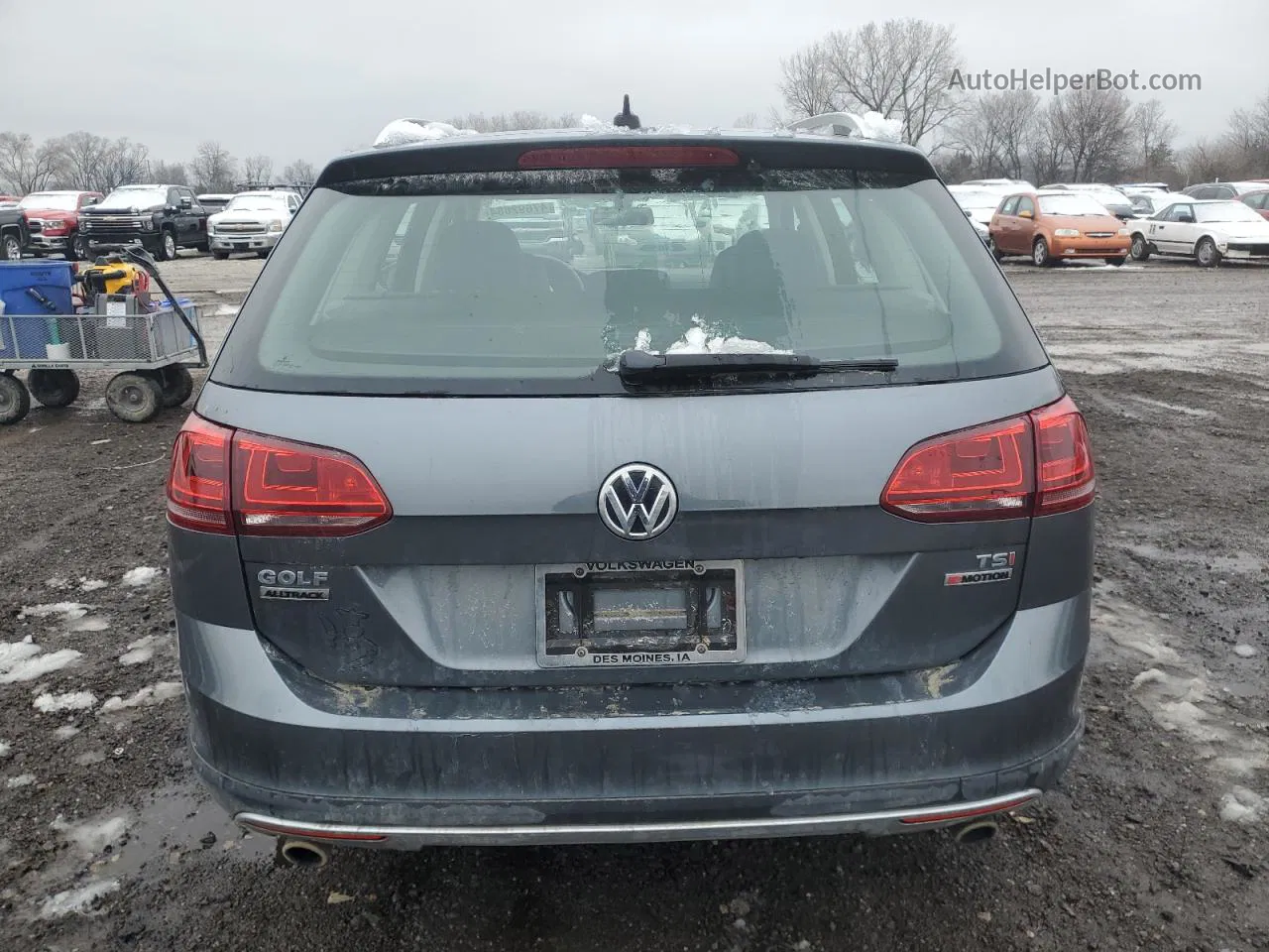 2017 Volkswagen Golf Alltrack S Gray vin: 3VWH17AU2HM514092