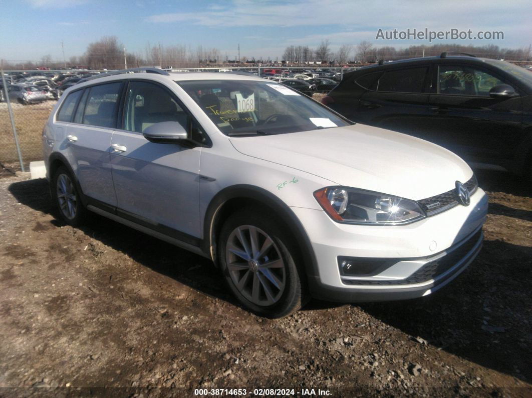 2017 Volkswagen Golf Alltrack Tsi S/tsi Se/tsi Sel White vin: 3VWH17AU2HM514383