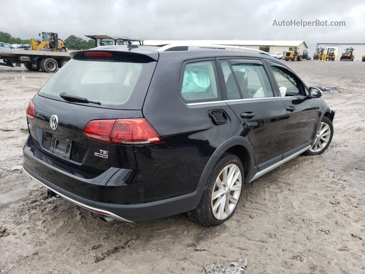 2017 Volkswagen Golf Alltrack S Black vin: 3VWH17AU2HM514545