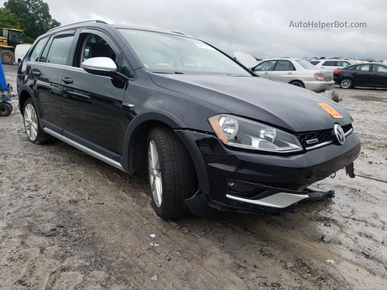 2017 Volkswagen Golf Alltrack S Black vin: 3VWH17AU2HM514545