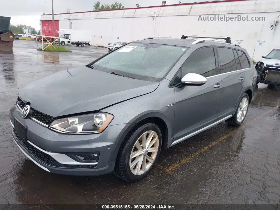 2017 Volkswagen Golf Alltrack Tsi S/tsi Se/tsi Sel Gray vin: 3VWH17AU2HM524654