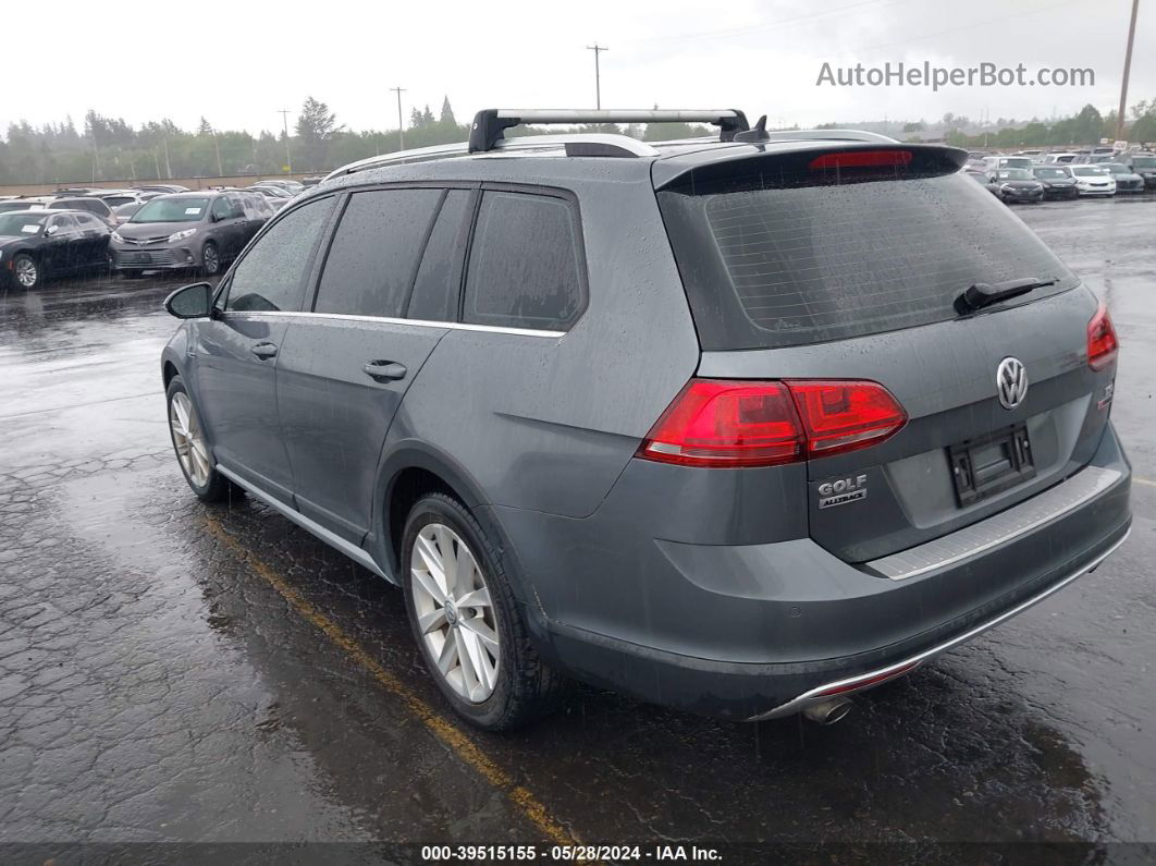 2017 Volkswagen Golf Alltrack Tsi S/tsi Se/tsi Sel Gray vin: 3VWH17AU2HM524654