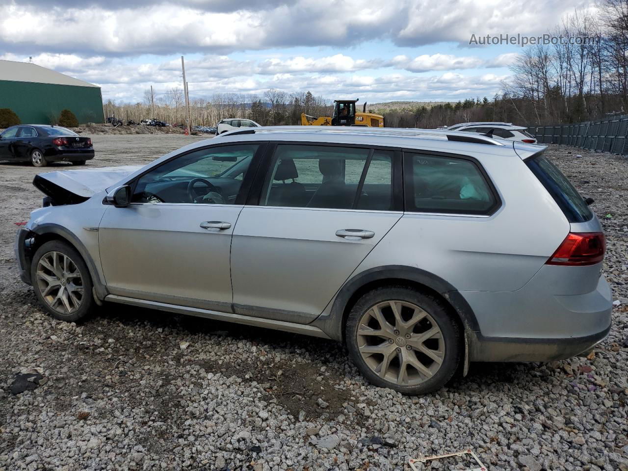 2017 Volkswagen Golf Alltrack S Серебряный vin: 3VWH17AU2HM528882