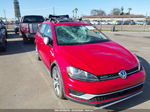 2017 Volkswagen Golf Alltrack Tsi S/tsi Se/tsi Sel Красный vin: 3VWH17AU2HM531331