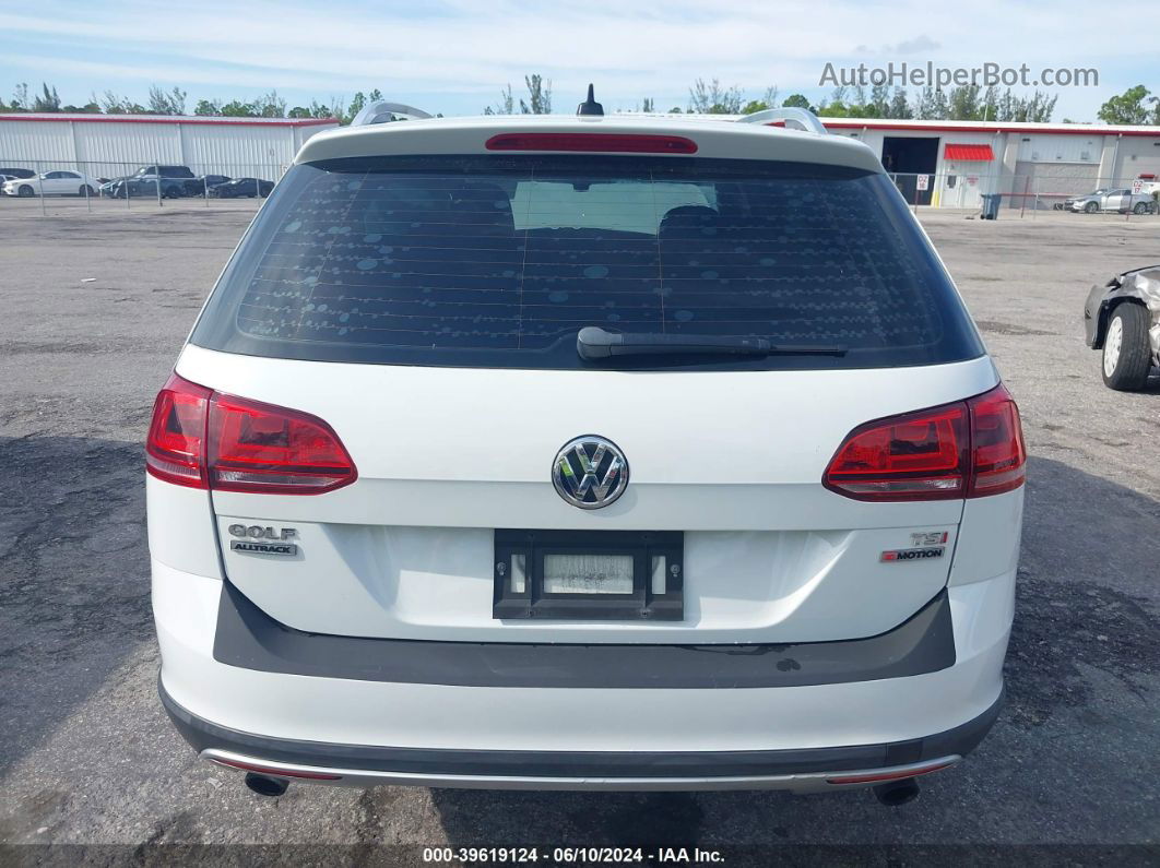 2017 Volkswagen Golf Alltrack Tsi S/tsi Se/tsi Sel White vin: 3VWH17AU2HM535721