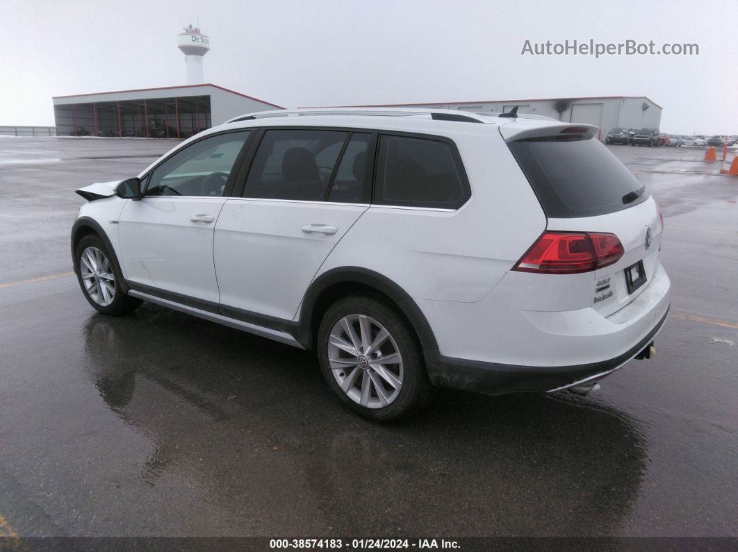 2017 Volkswagen Golf Alltrack Tsi S/tsi Se/tsi Sel Белый vin: 3VWH17AU2HM537646