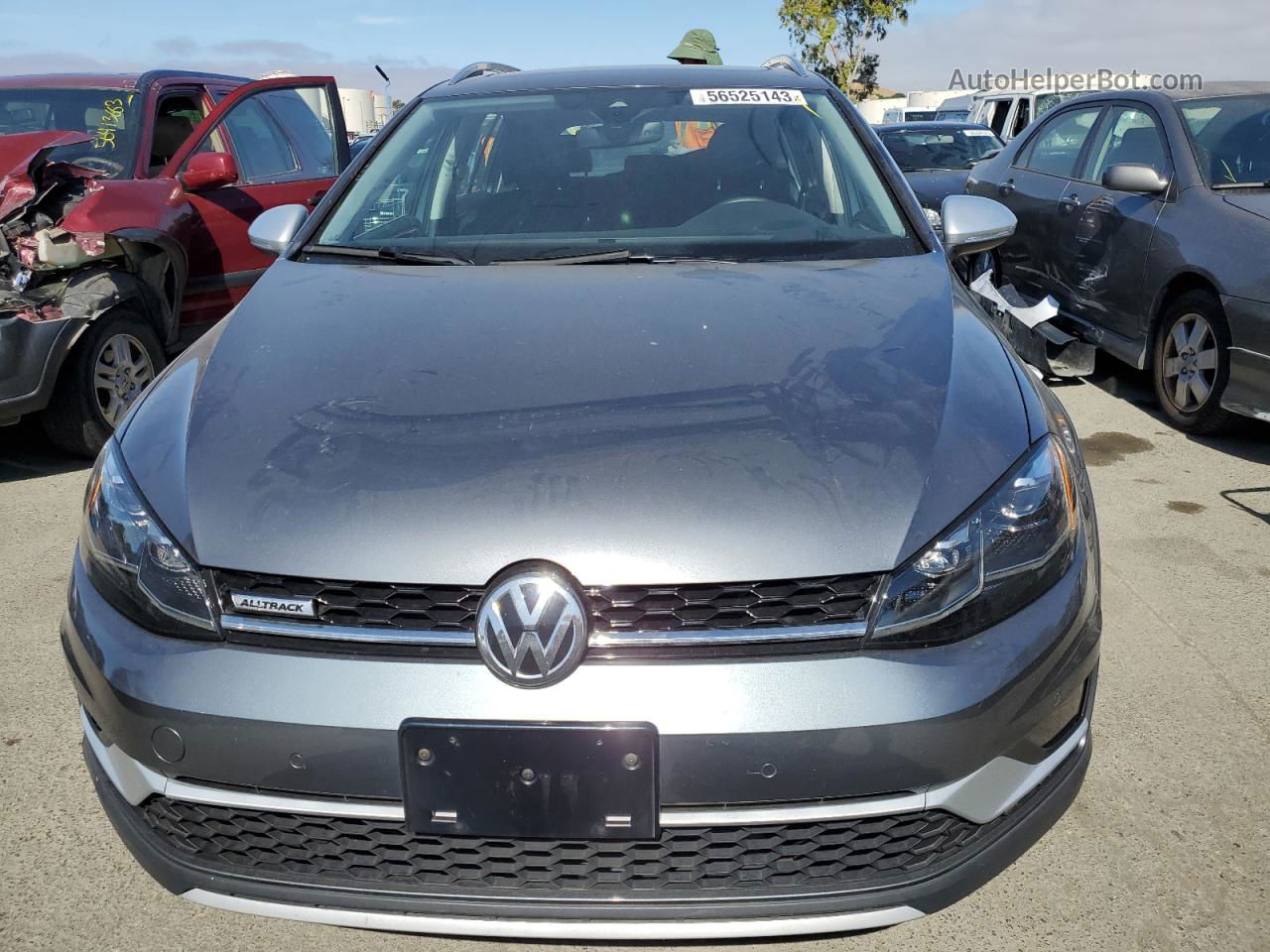 2019 Volkswagen Golf Alltrack S Blue vin: 3VWH17AU2KM506050